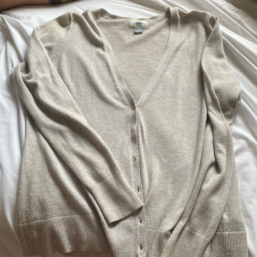 Tan button up
